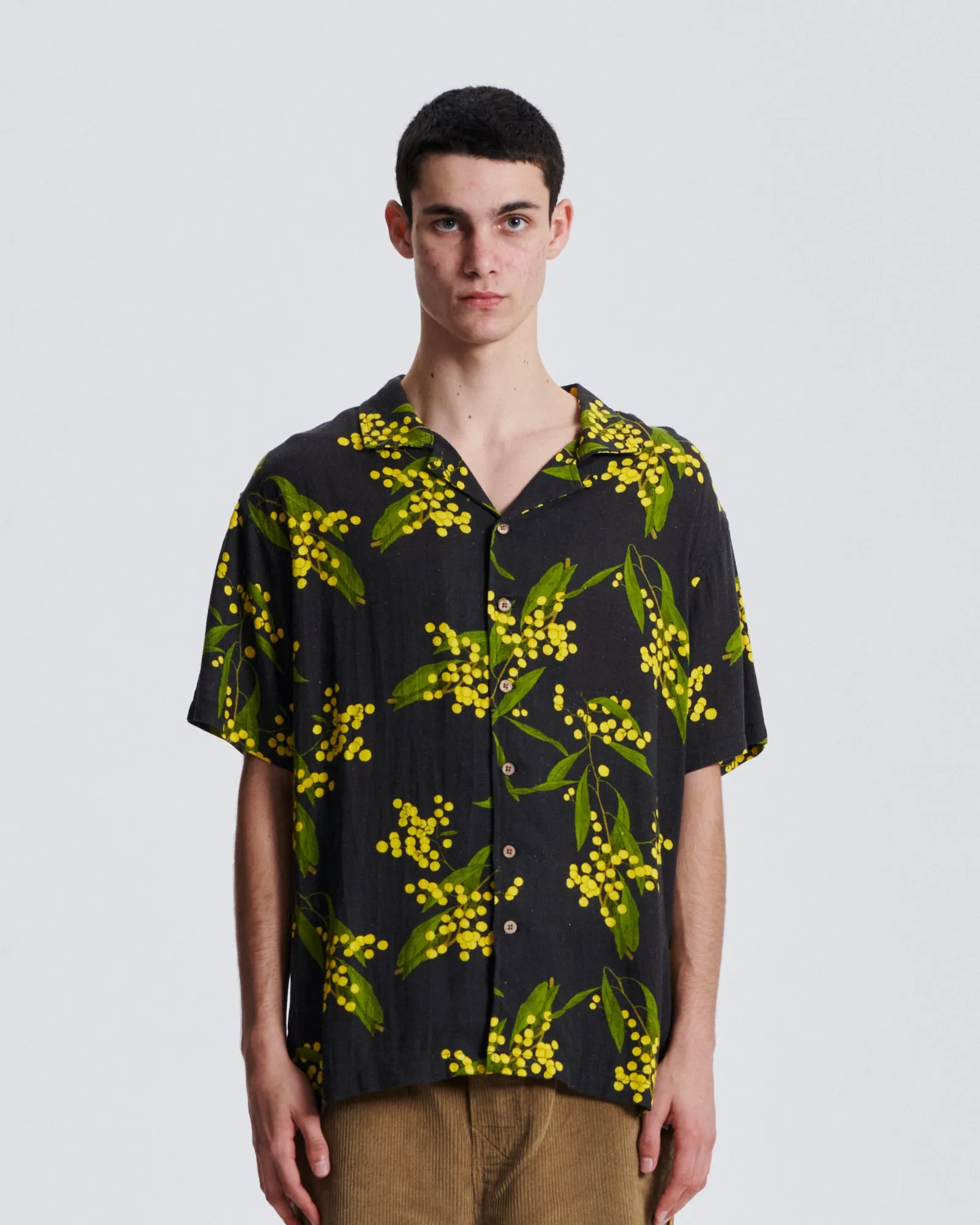 Acarcia  S/S Shirt - Vintage Black