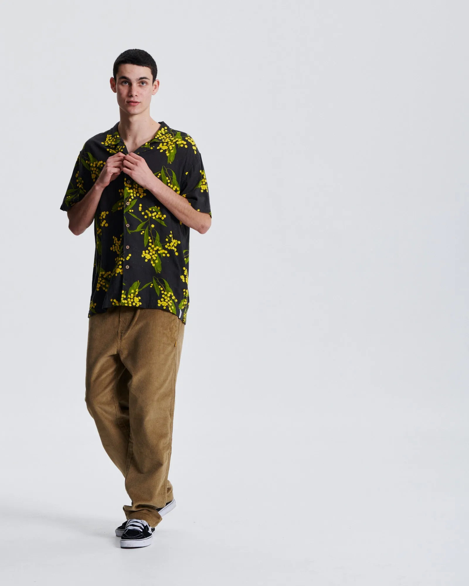Acarcia  S/S Shirt - Vintage Black