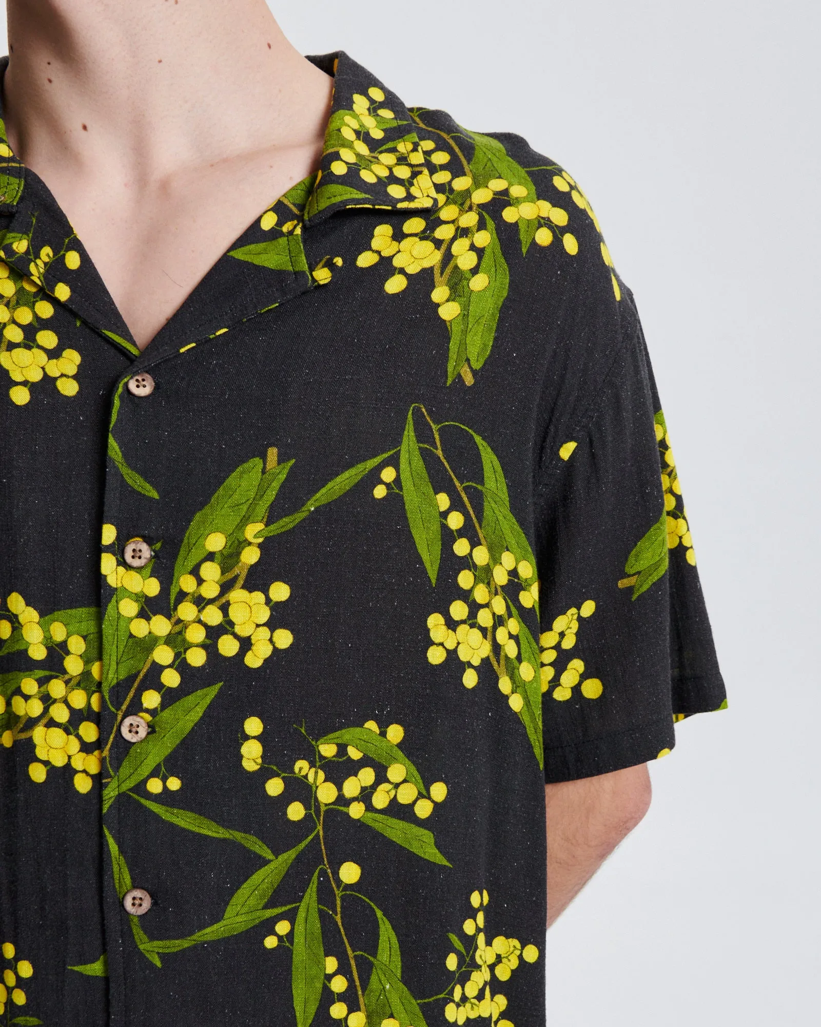 Acarcia  S/S Shirt - Vintage Black