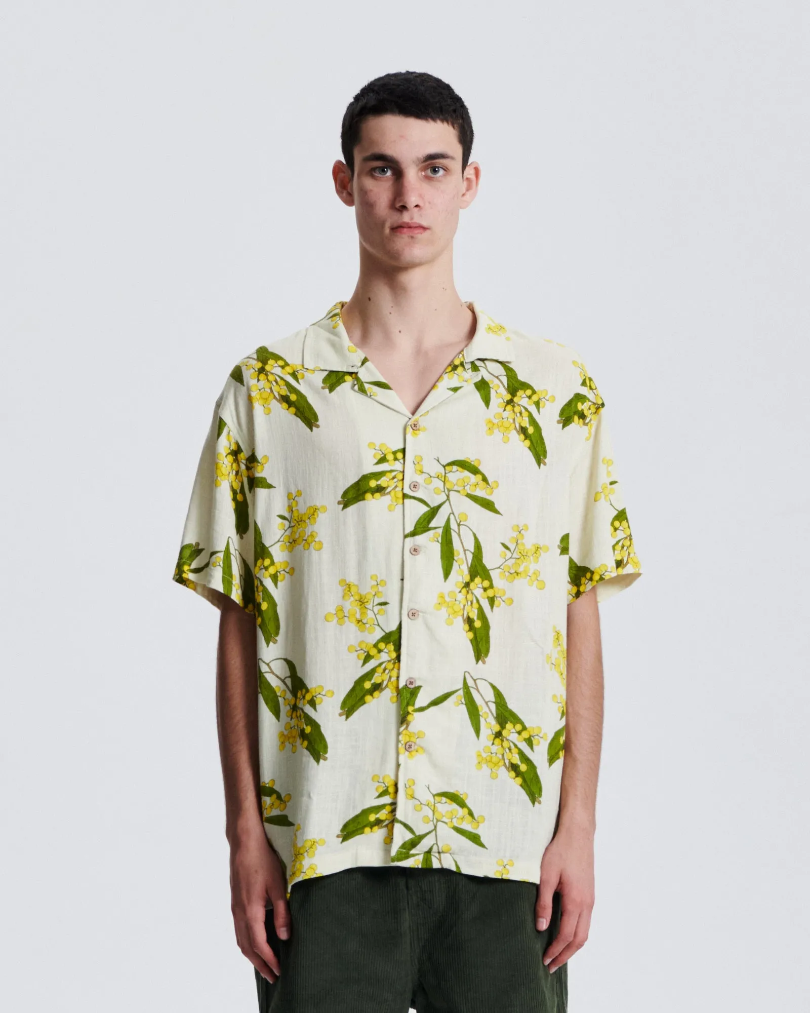 Acarcia  S/S Shirt - Vintage White