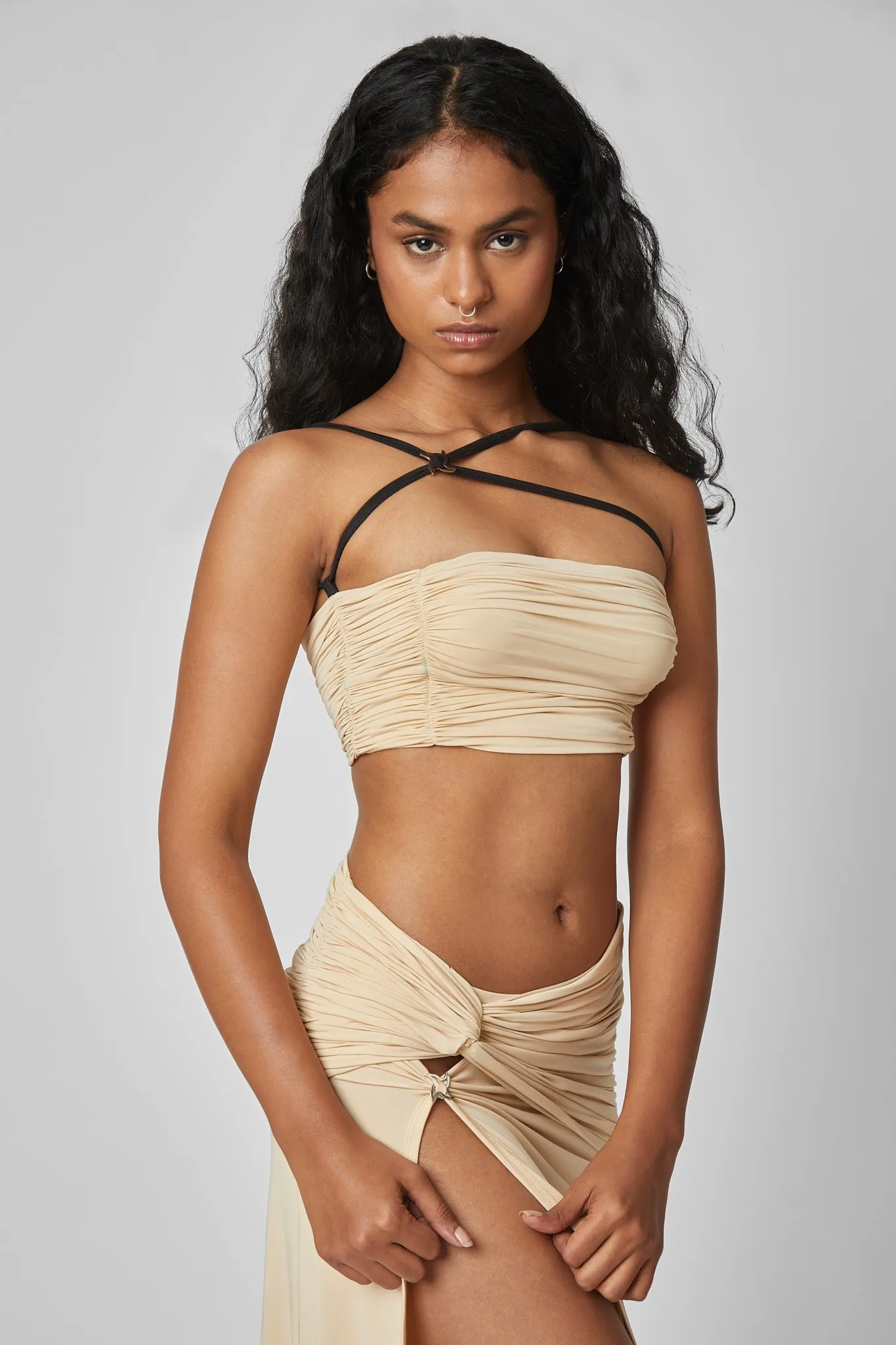 BANDEAU HI-SLIT SKIRT