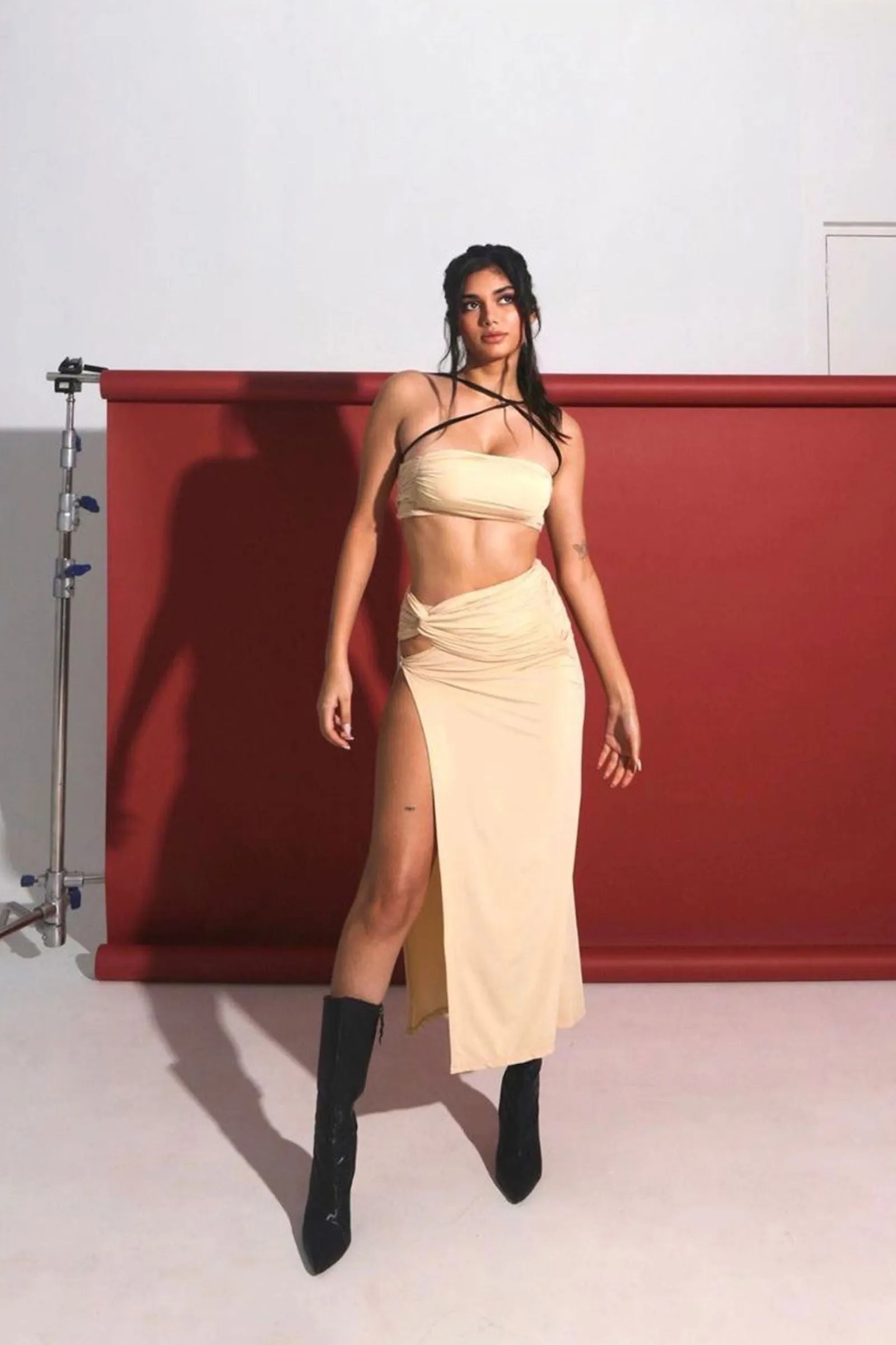 BANDEAU HI-SLIT SKIRT