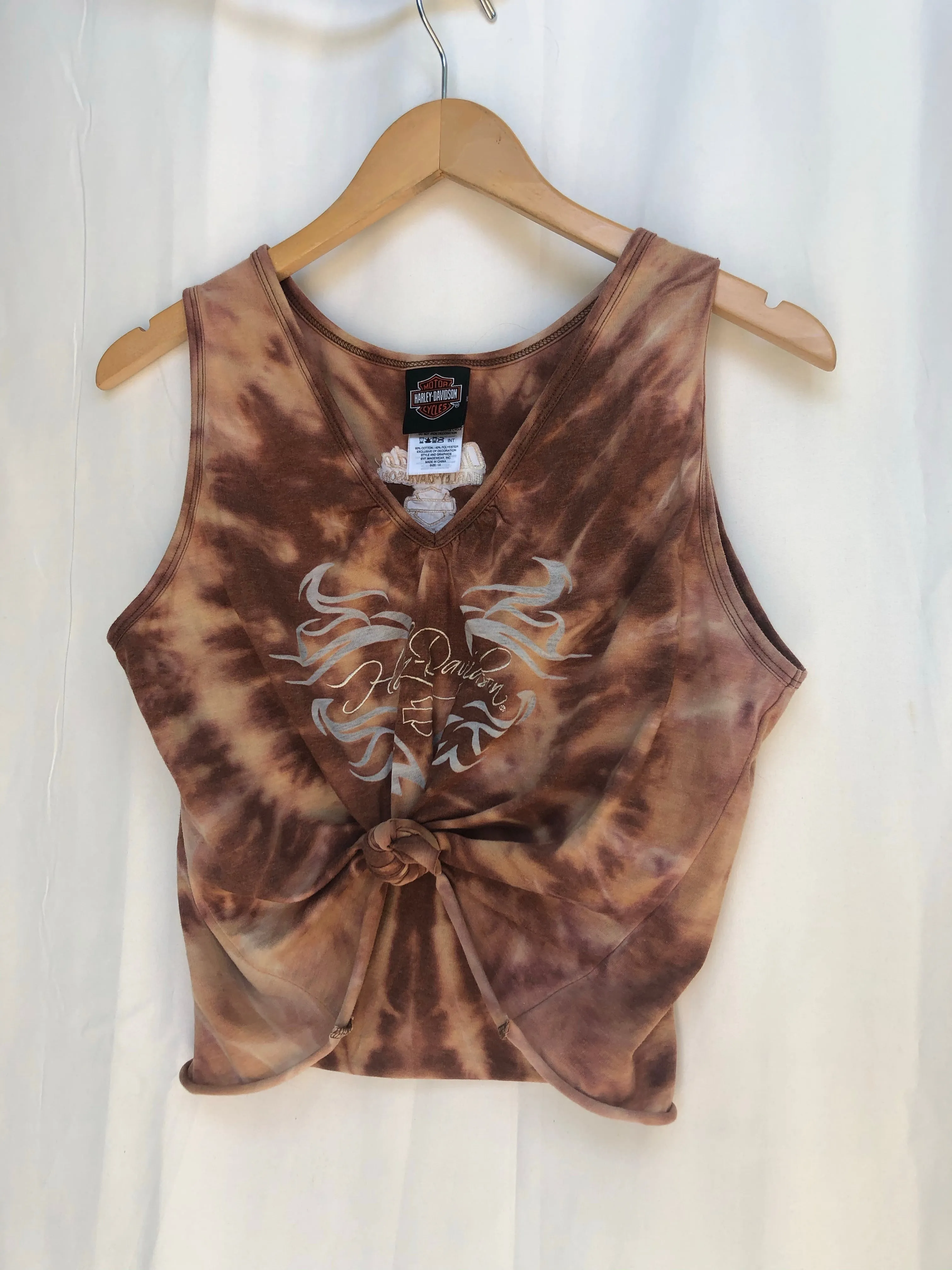 Brown Harley Dyed Tank