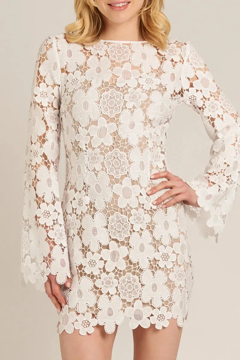 En Creme My Floral Era Dress – Feminine, Elegant & Timeless