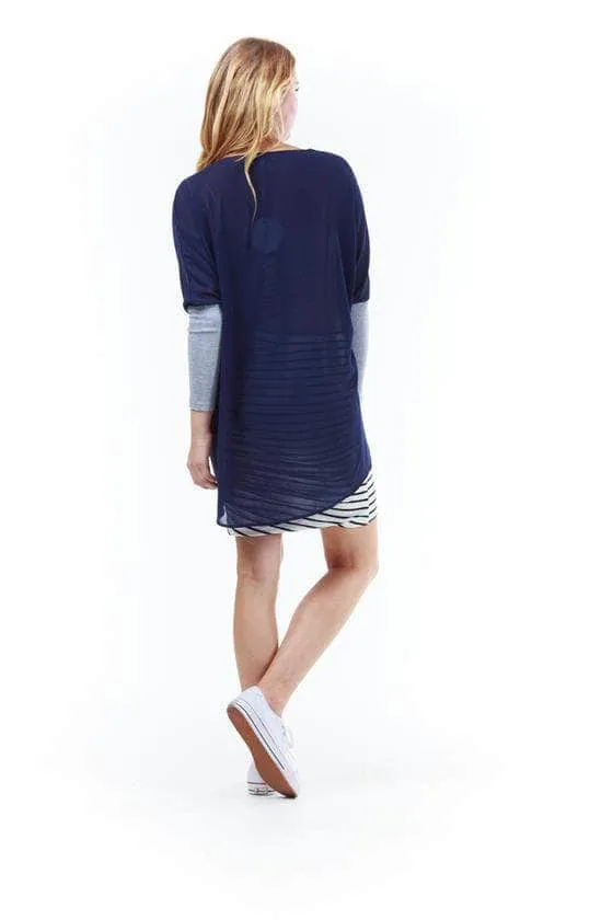 Faith Cross Over Top Navy