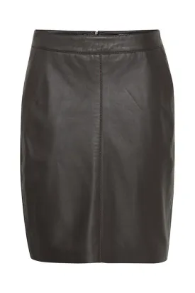 Fransa Neleather  Skirt