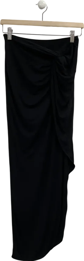 JLUXLabel Black Gisele Slit Skirt UK S