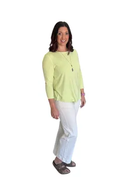 JuJu Buttery Soft 3/4 Sleeve HI LO Hem Tee
