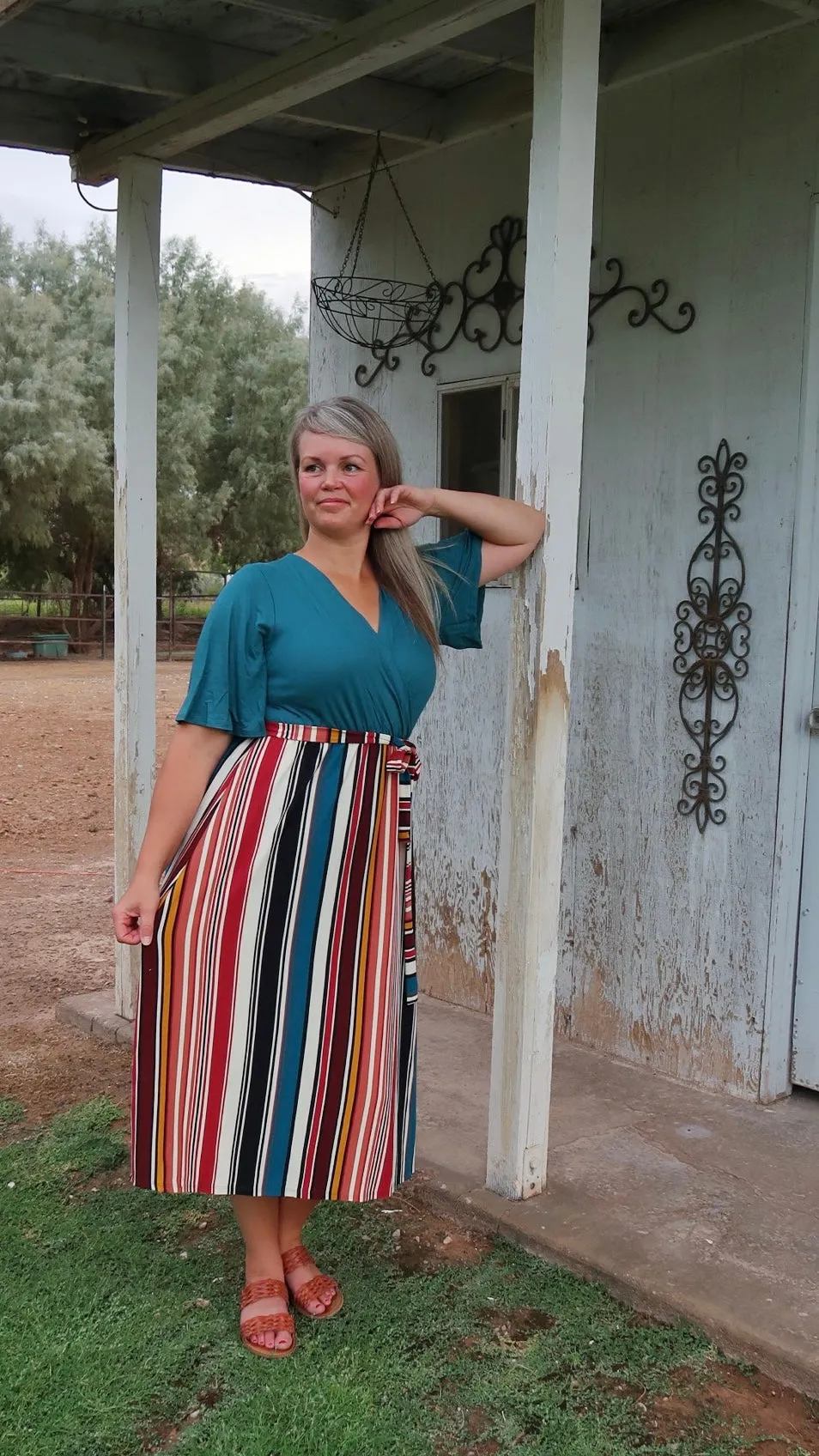 Lahainaluna Stripe Dress