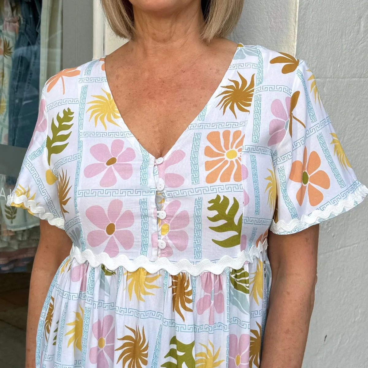 Marissa Top (Floral/Pastel)
