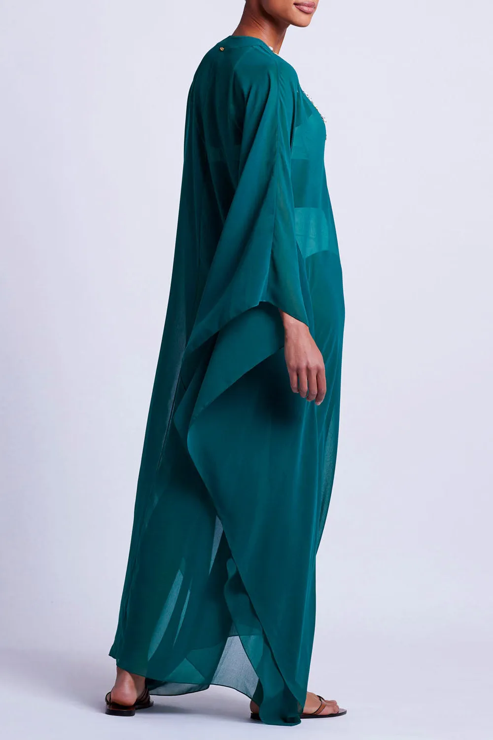 PORTOFINO HAND-BEADED CAFTAN
