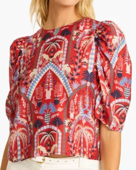 ROBINE TOP IN RUBY TROPICS