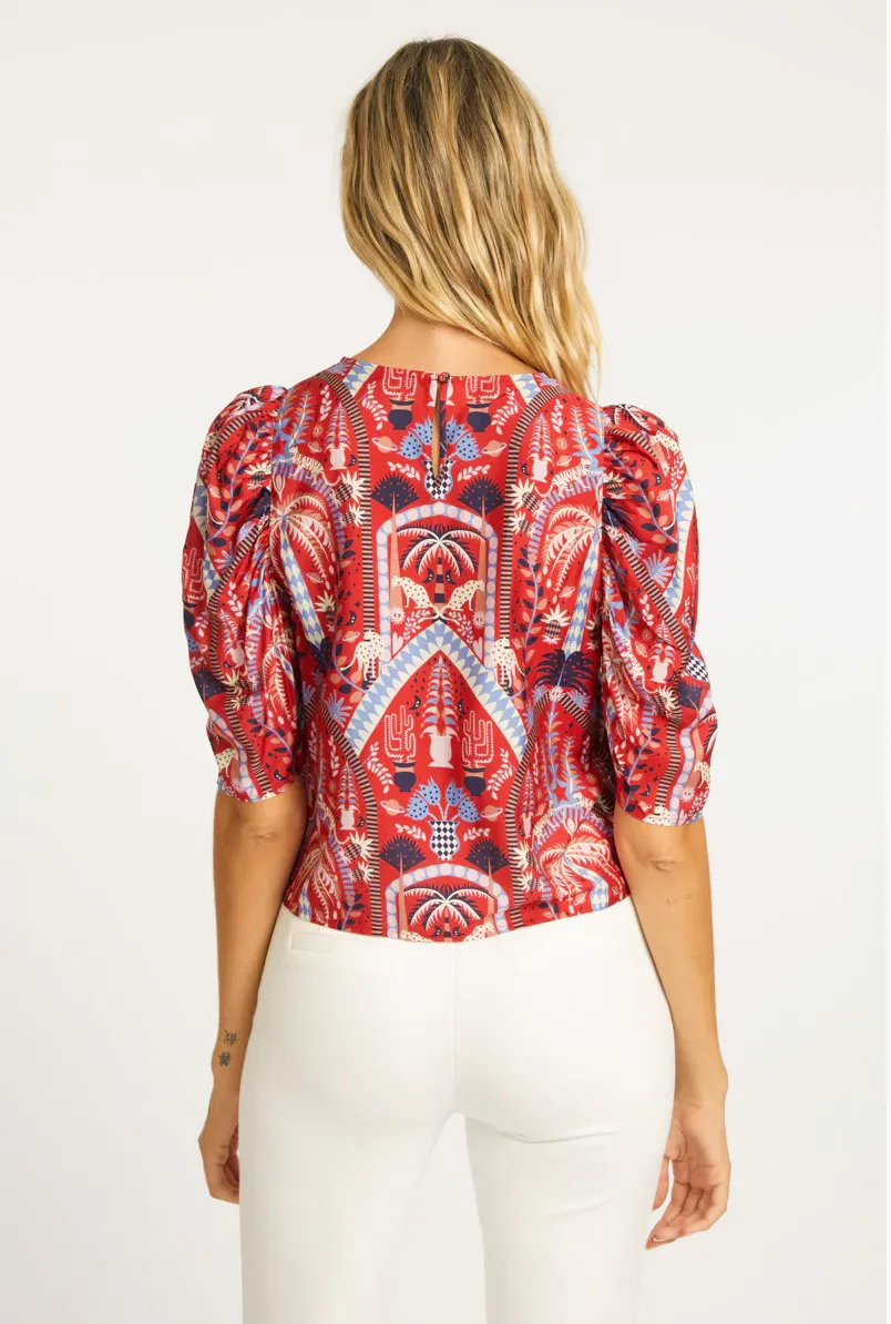 ROBINE TOP IN RUBY TROPICS