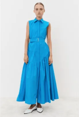 Sleeveless Belted Dress