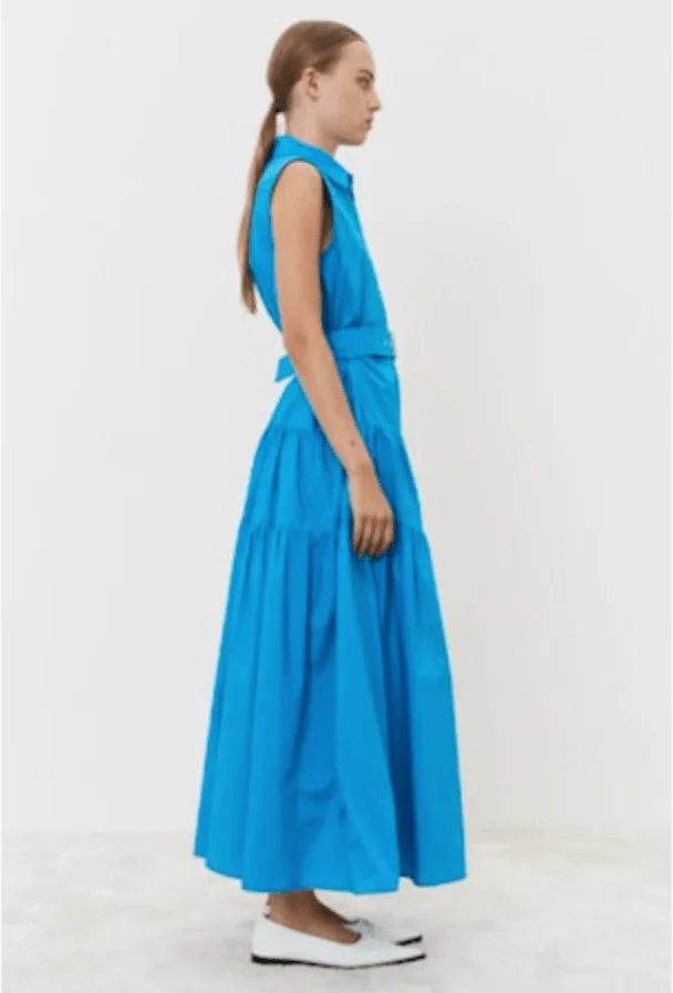 Sleeveless Belted Dress