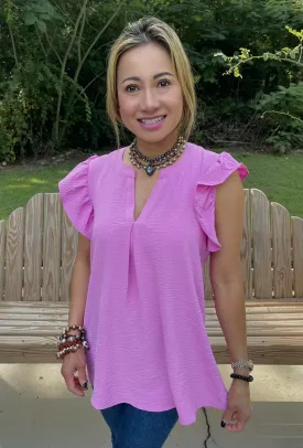Summer Days Airflow Ruffle Top
