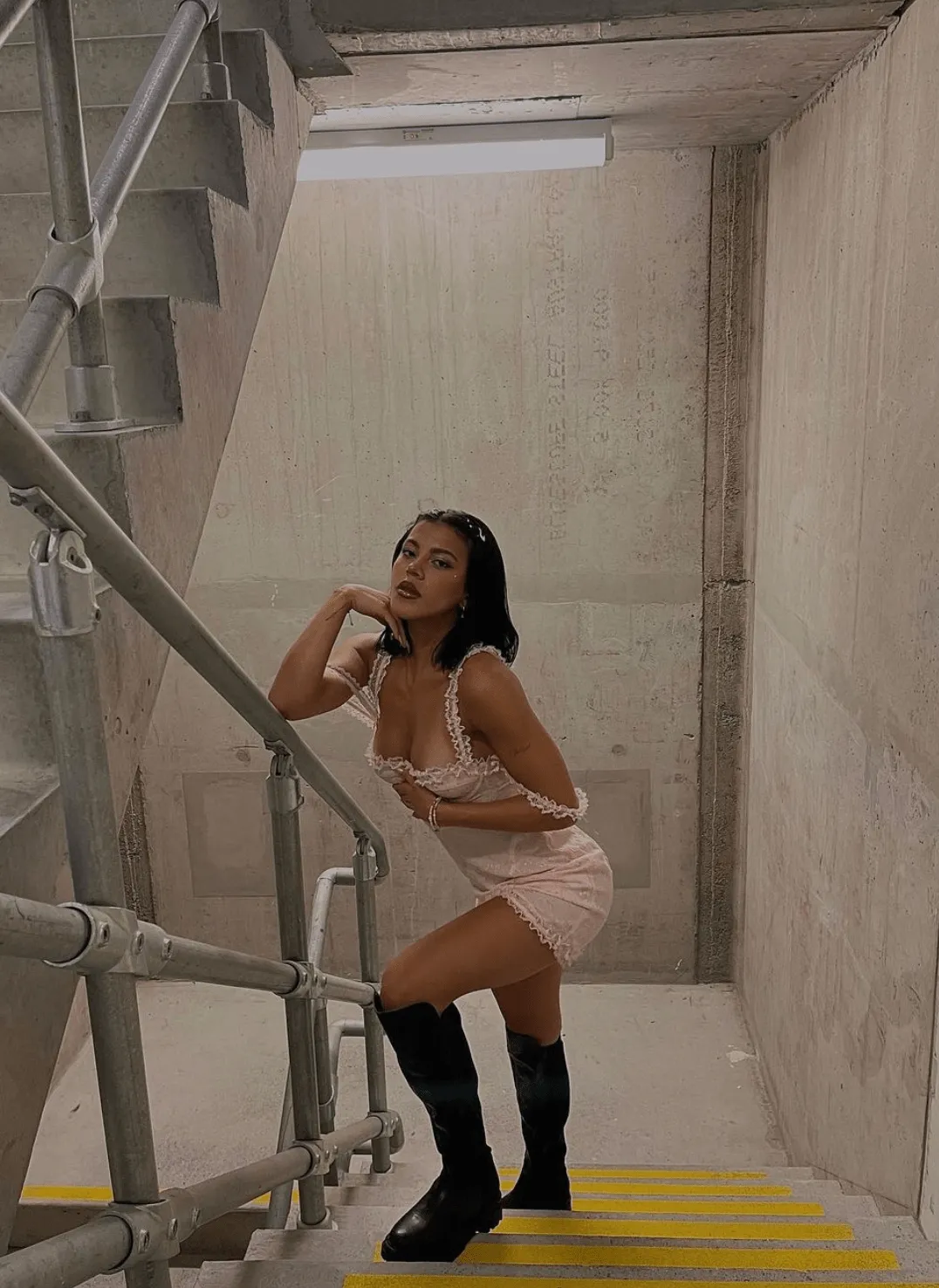 The Bar - Jade Dress Rosé